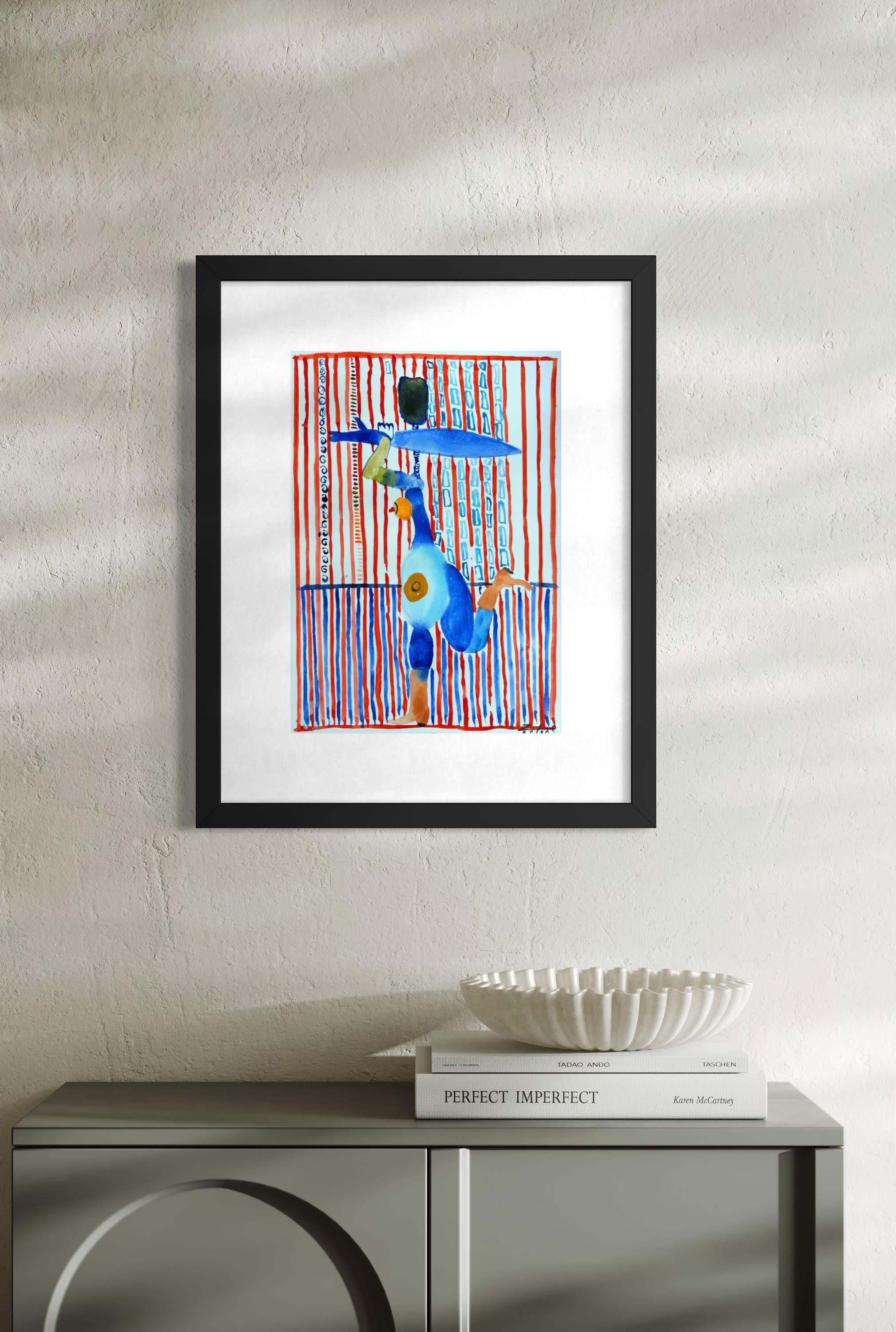 After Surf, Technique mixte sur papier — Elliot Zontone