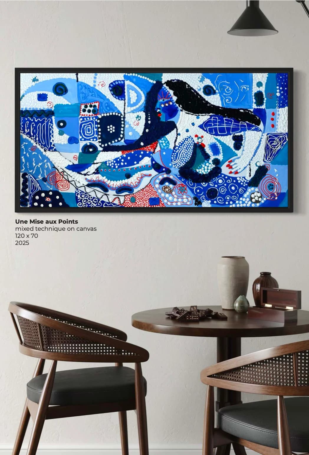 Une Mise au point, Technique mixte sur toile — Elliot Zontone