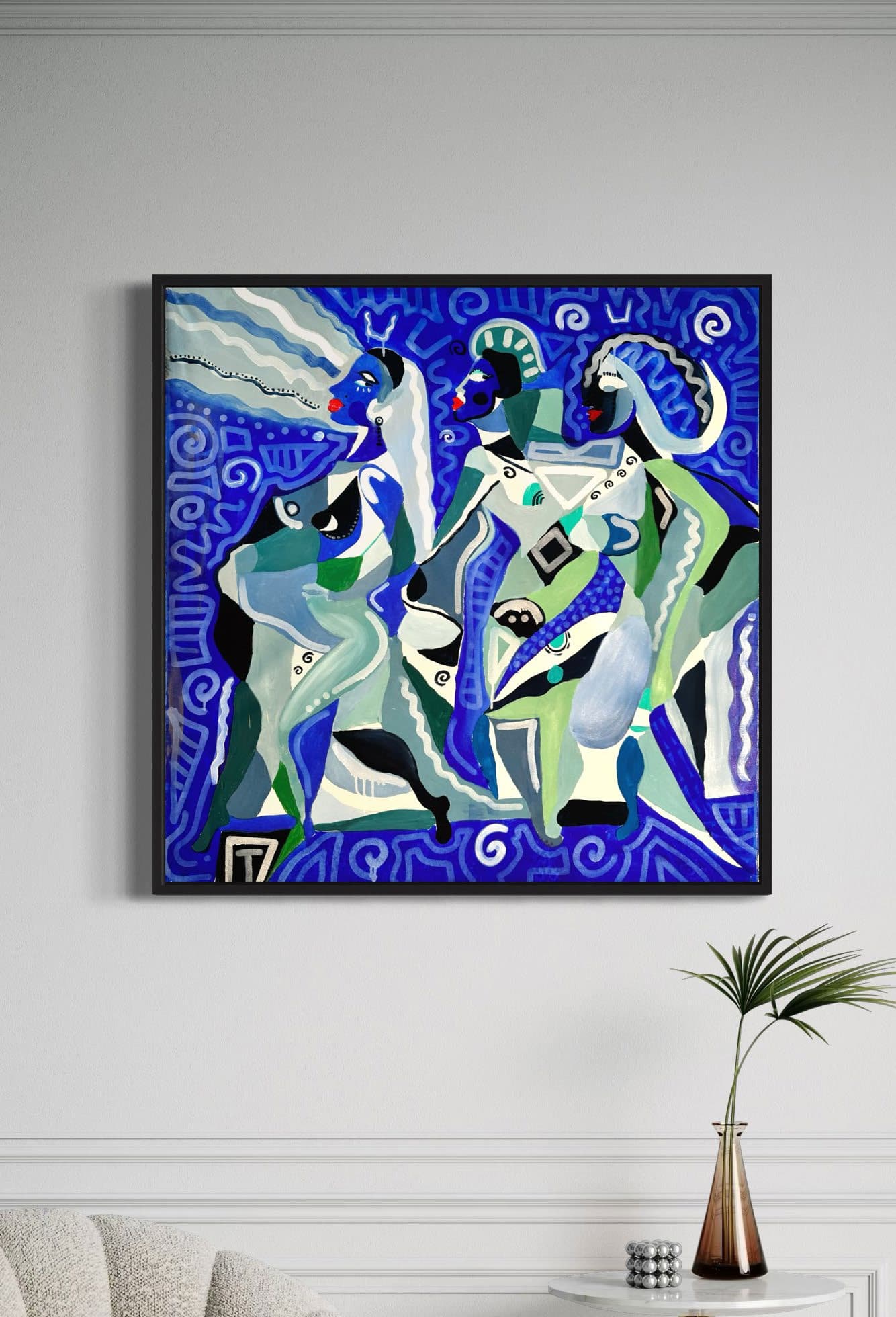 L’Echo des Horizons, Technique mixte sur toile — Elliot Zontone