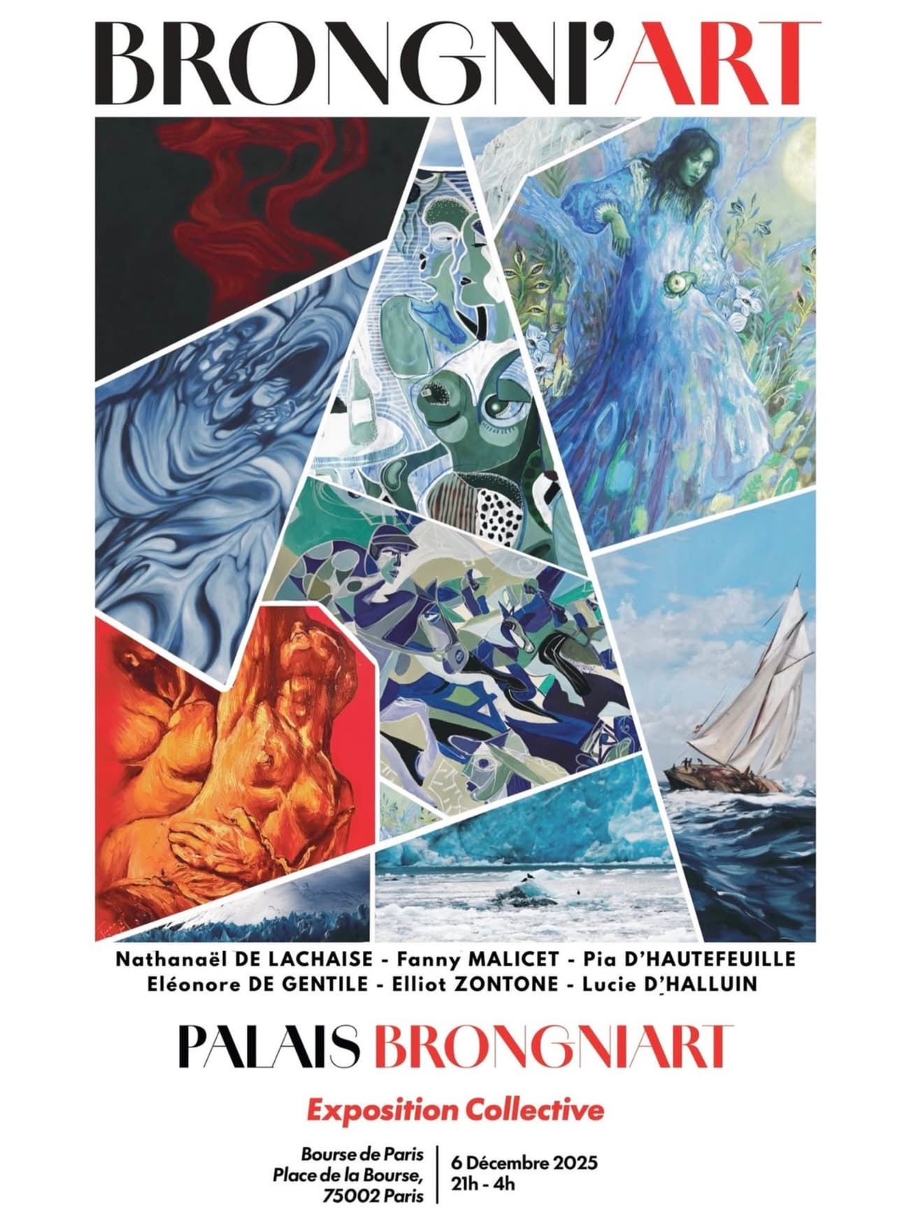 Affiche de l’exposition au Palais Brongniart